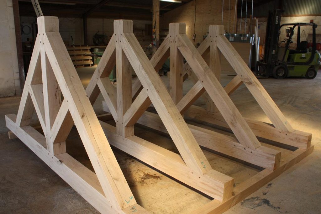 Douglas Fir King Post Trusses Uk Made To Order Douglas Fir Timber