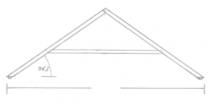 Douglas Fir Raised Queen Trusses