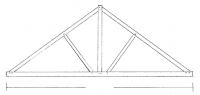 Tied King Post Truss _D